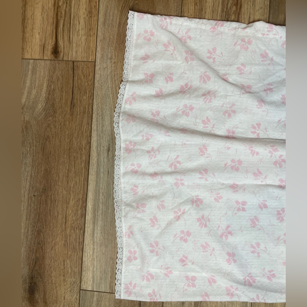 Vintage Cottagecore Croquette Prairie floral cotton babydoll nightgown - Picture 2 of 6